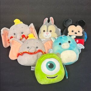 5" Disney Squishmallo Bundle of 6 - NWT